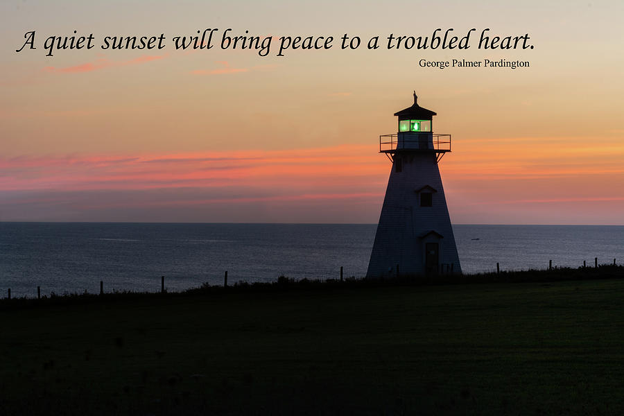 Peace to a Troubled Heart Photograph by Douglas Wielfaert