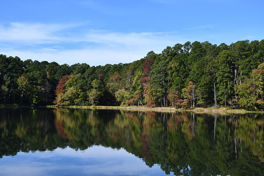 Peaceful Lake In Autumn Photograph By Kevin Nuckels - Fine Art America