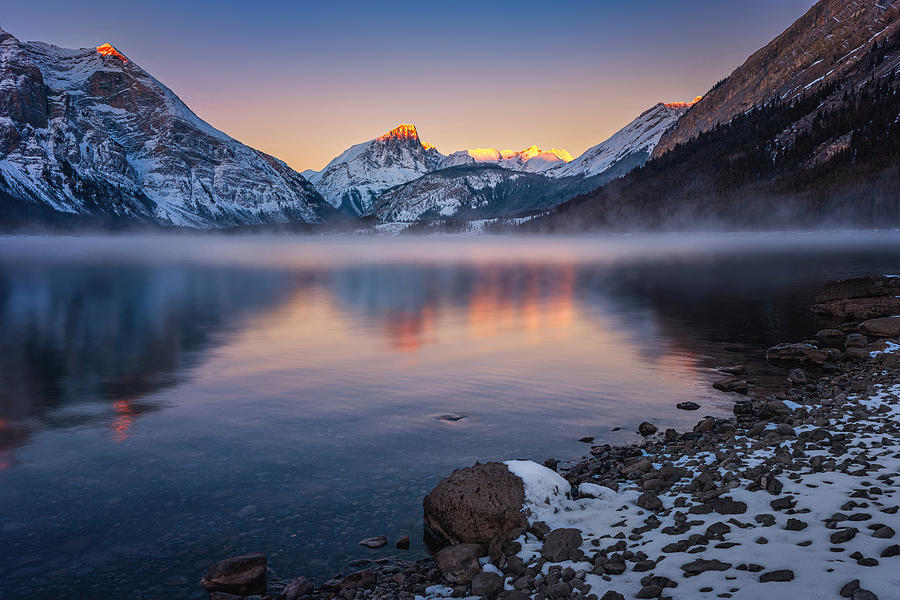 Peaceful Sunrise At Upper Lake Photograph by Lisa Zhang