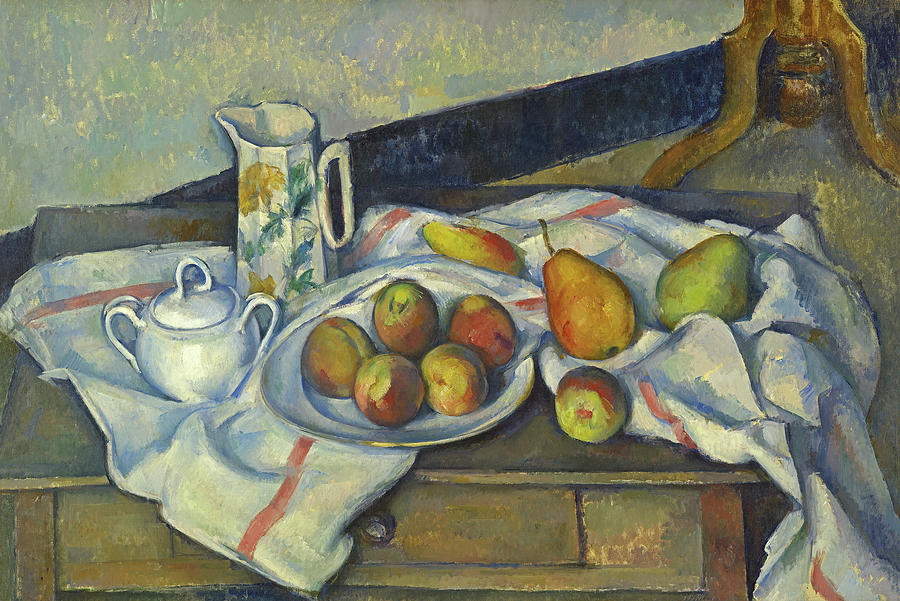 Peaches and Pears, 1895 Painting by Paul Cezanne - Fine Art America