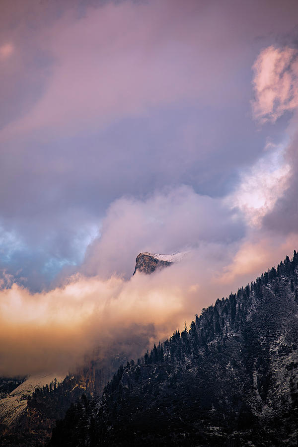 Peak A Boo, Half Dome Yosemite Photograph by Vincent James