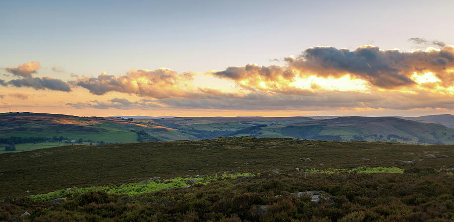 Peak District pano 05 Photograph by Chris Smith