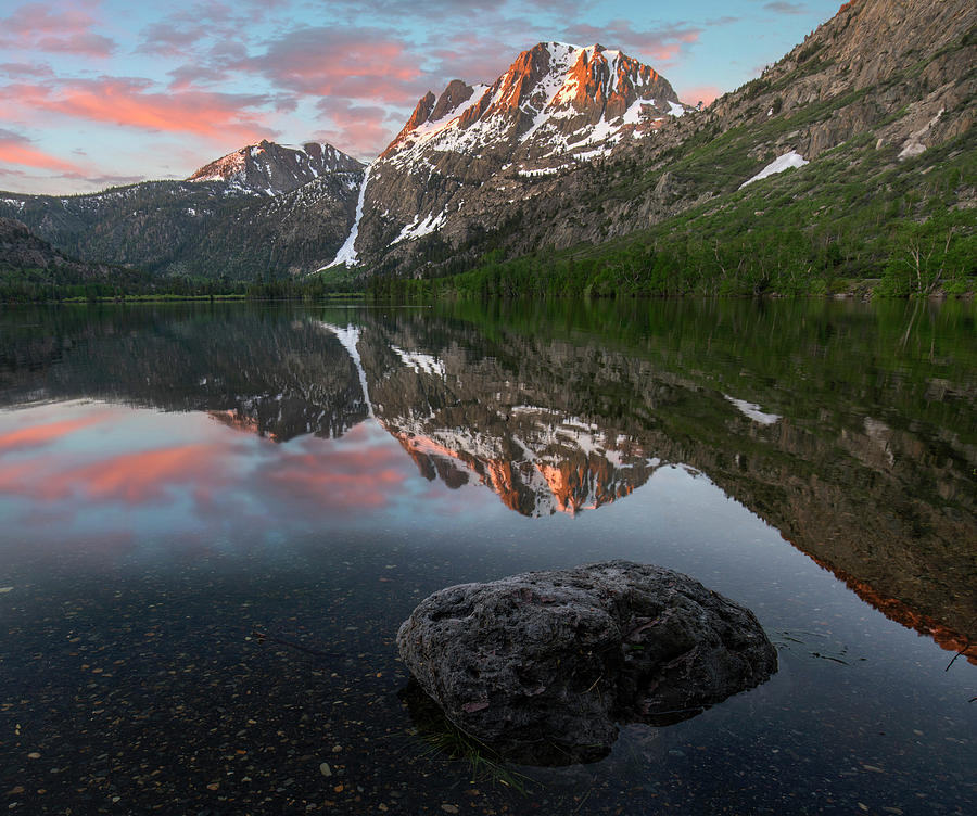 Peak From Silver Lake, Sierra Nevada, California Photograph by Tim Fitzharris