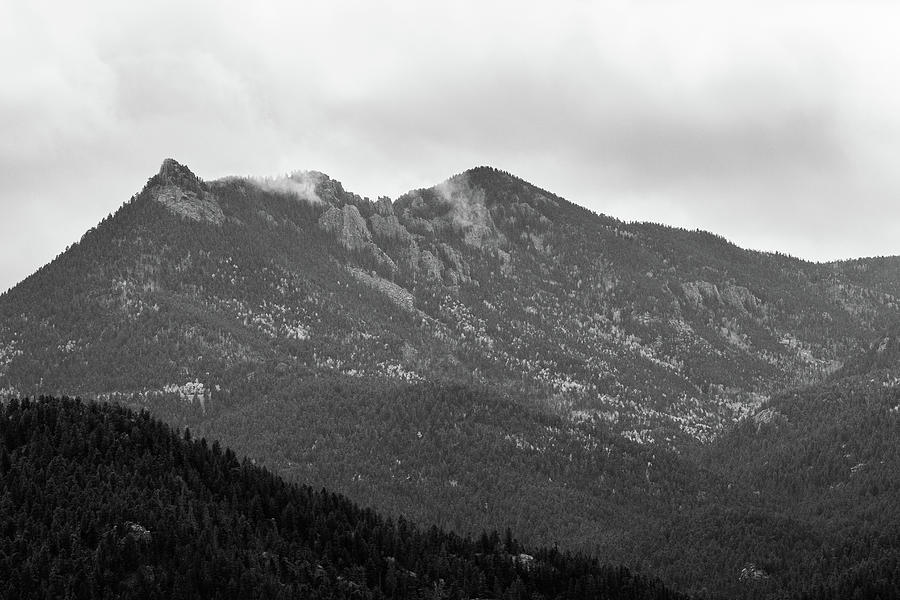 Peak in Black and White Photograph by Brian Thomas - Pixels