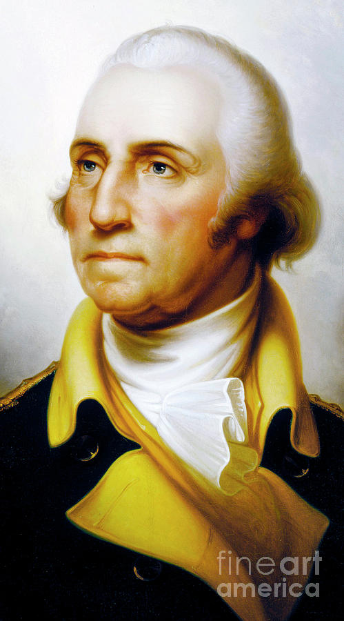 Peale Portrait of George Washington  Painting by Rembrandt Peale