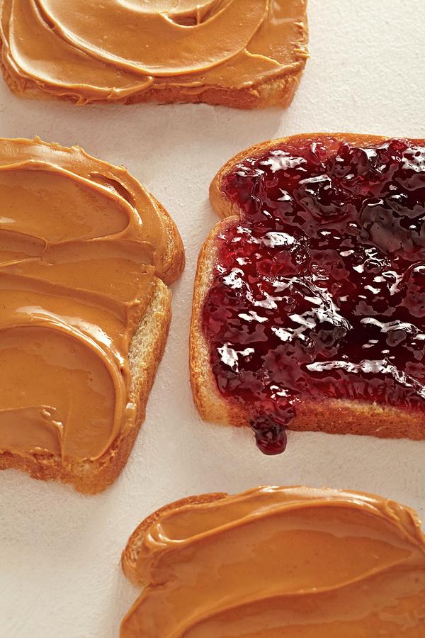 Peanut Butter And Grape Jelly Sandwiches Being Made Photograph by Glenn Scott Fine Art America