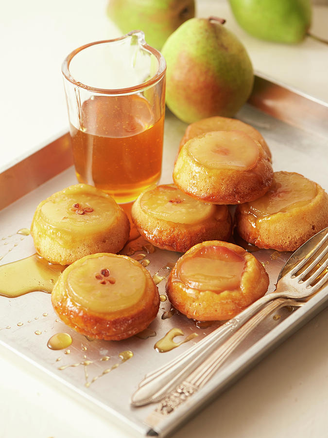 Pear Muffins With Honey Photograph by Hannah Kompanik