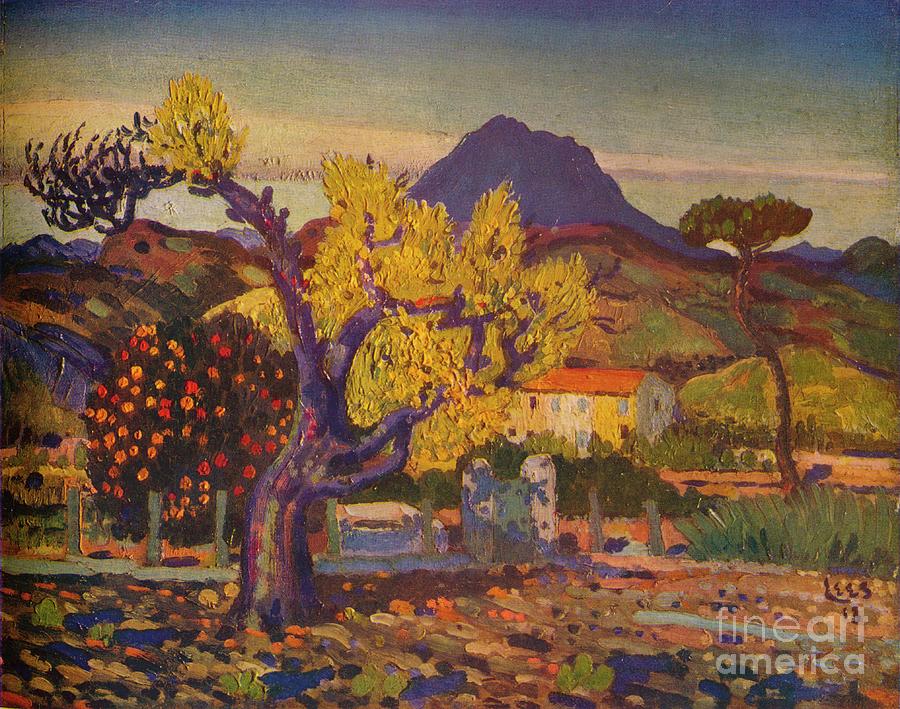 Pear Tree In Blossom, 1913 1932 Drawing by Print Collector