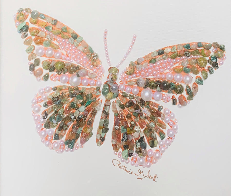 Butterflies Mixed Media - Pearl Essence by Patrice Scott