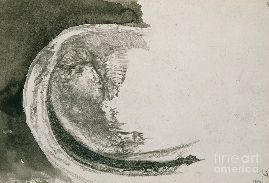 Pearl Mussel, 1904. Artist Vrubel Drawing by Heritage Images