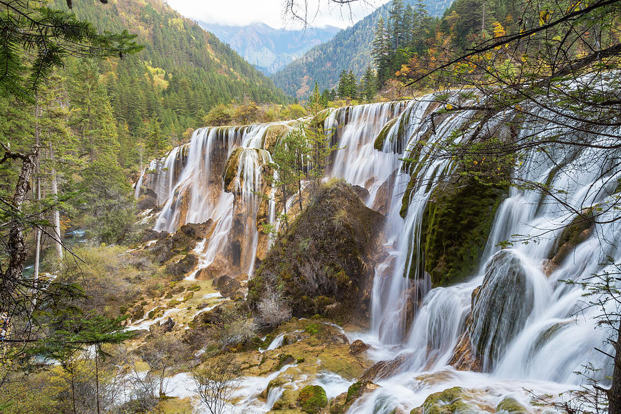 Pearl Shoal Waterfall Zhenzhu Tan Photograph by Peter Adams - Fine Art ...