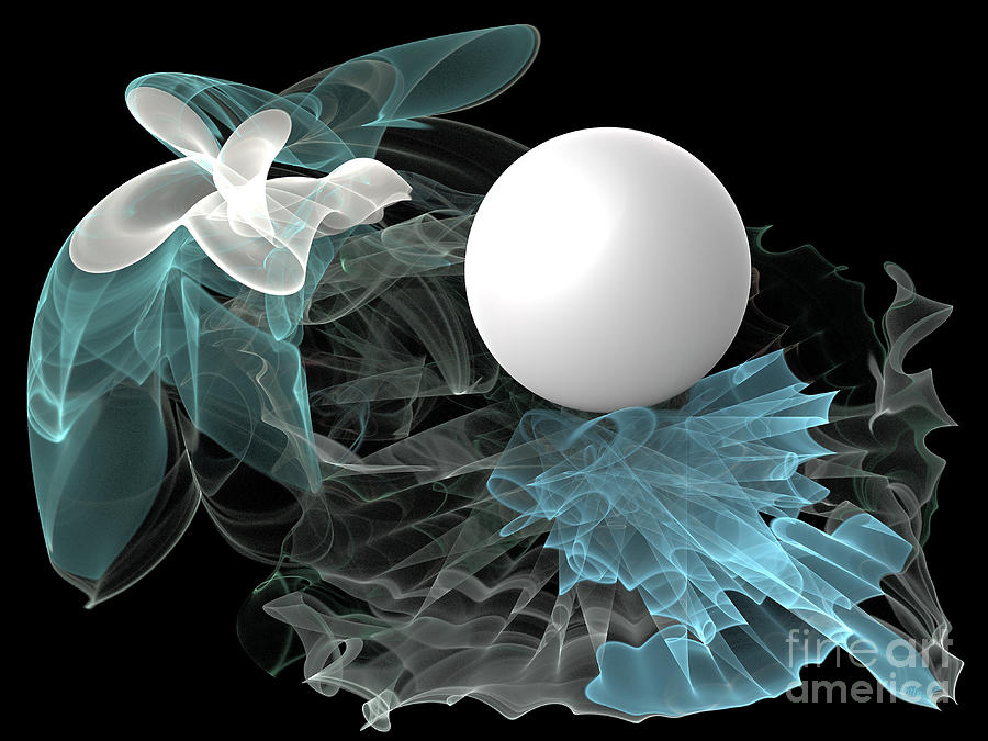 Abstract Digital Art - Pearl, Voile And Light by Galina Lavrova Abstract Digital Art - Pearl, Voile And Light by Galina Lavrova