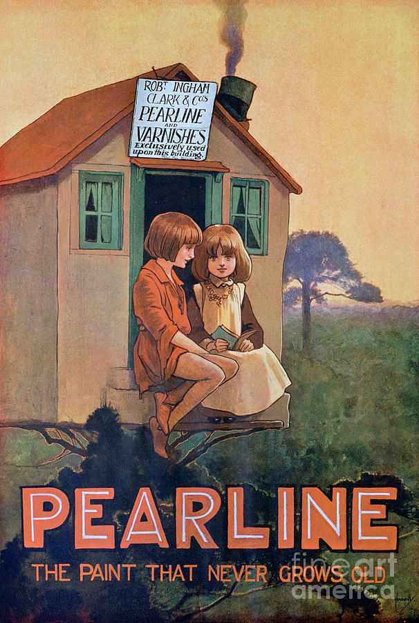 Pearline Paint Advert, 1920s Drawing by Print Collector