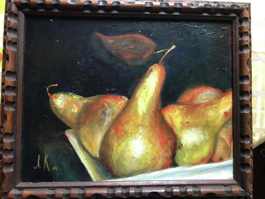 Still Life Painting - Pears by Irina Kharchenko