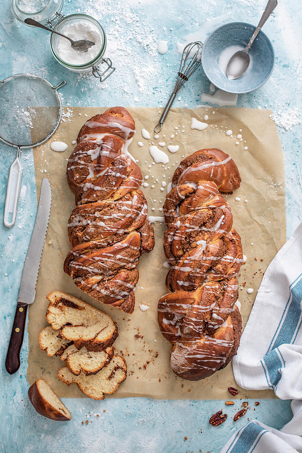 Pecan And Cinnamon Sweet Bread Photograph by Magdalena Hendey