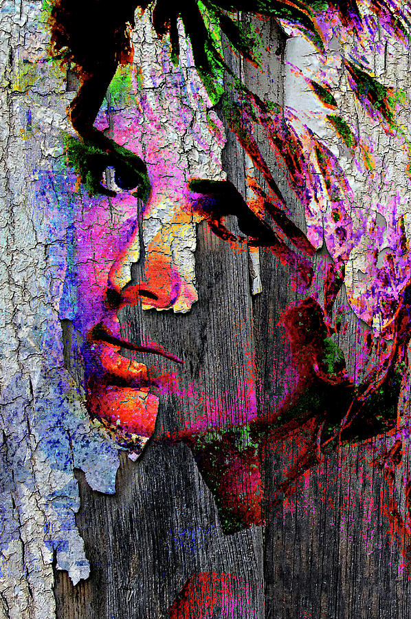 Peeling Off Her Face Digital Art By Picturework Fine Art America 