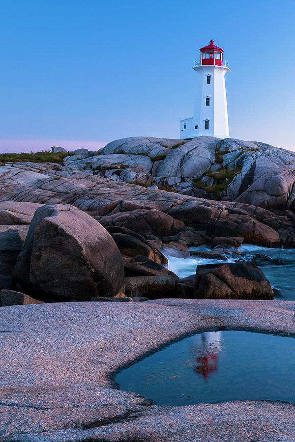 Peggys Cove Dusk 3247 Photograph by Ginger Stein