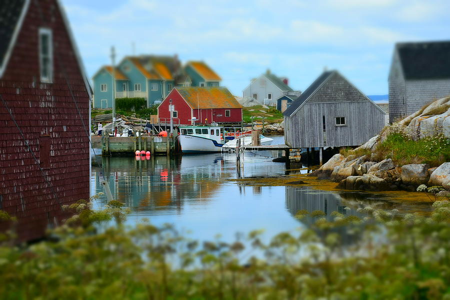 Peggys Cove Fishing Village Photograph by Deb Swaney-Jones - Fine Art ...