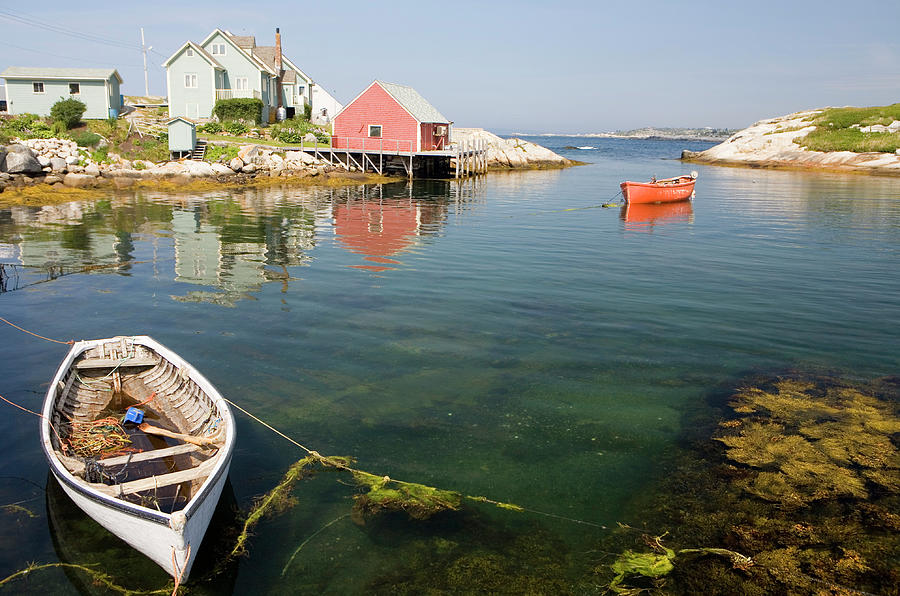 Peggys Cove Harbour By Andrew Bain