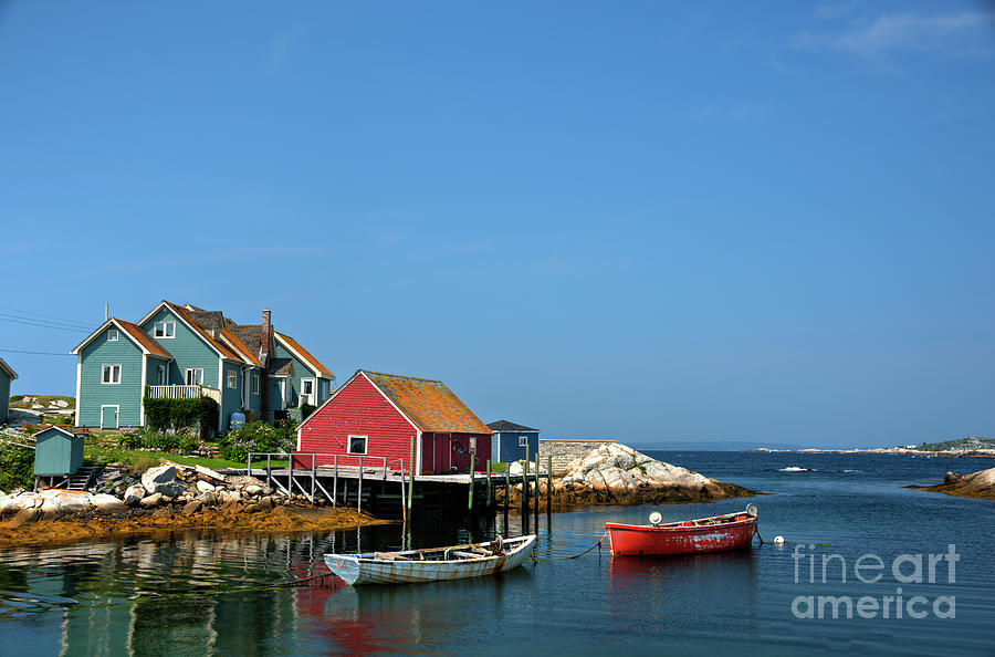 Peggys Cove in Summer Photograph by Jean Hutchison