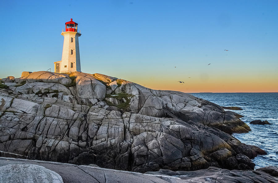 Peggys Cove Lighthouse Photograph by Matthew Irvin