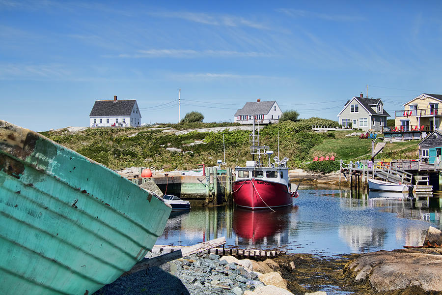 Peggys Cove, Fishing Village Photograph by Peggy Collins