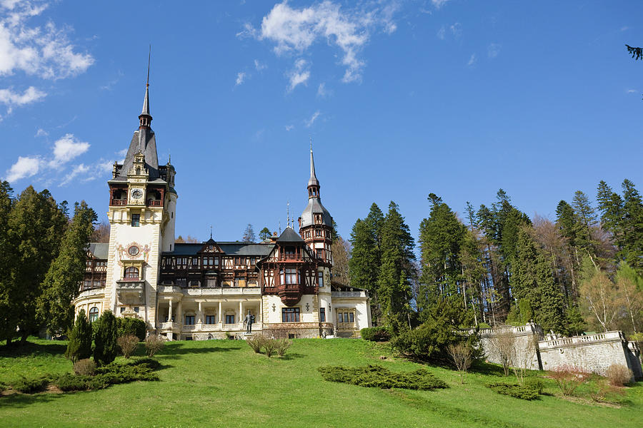 Peles Castle In Carpathian Mountains by Danita Delimont