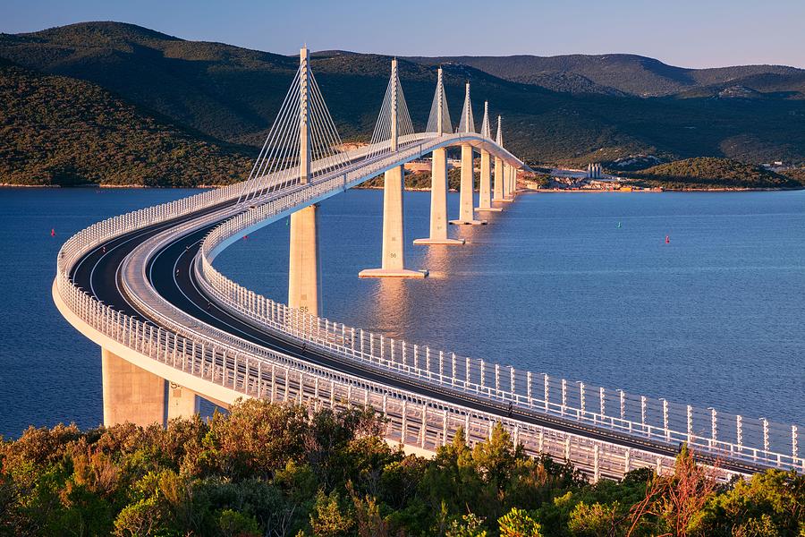 Architecture Photograph - Peljesac Bridge, Croatia. Image by Rudi1976