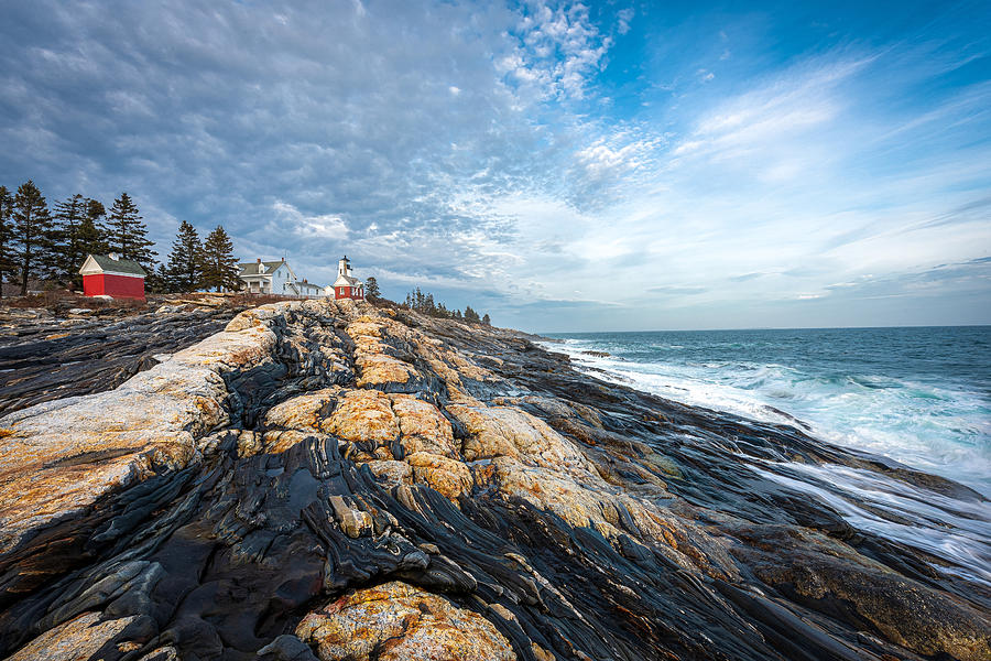 Pemaquid Point Lighthouse on the Coast of Maine Photograph by Stan ...