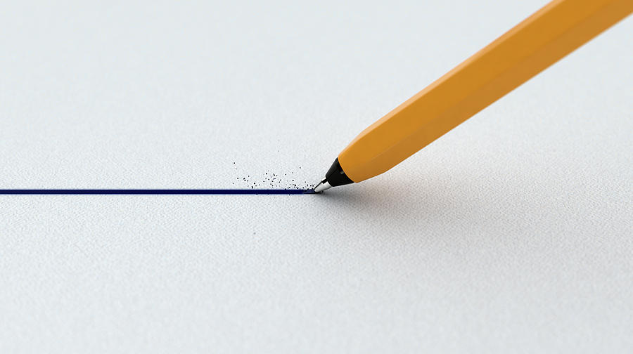 Pen Digital Art - Pen Drawing Line by Allan Swart