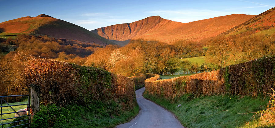 Pen Y Fan And Cribyn In Brecon Beacons Photograph by Michael Roberts