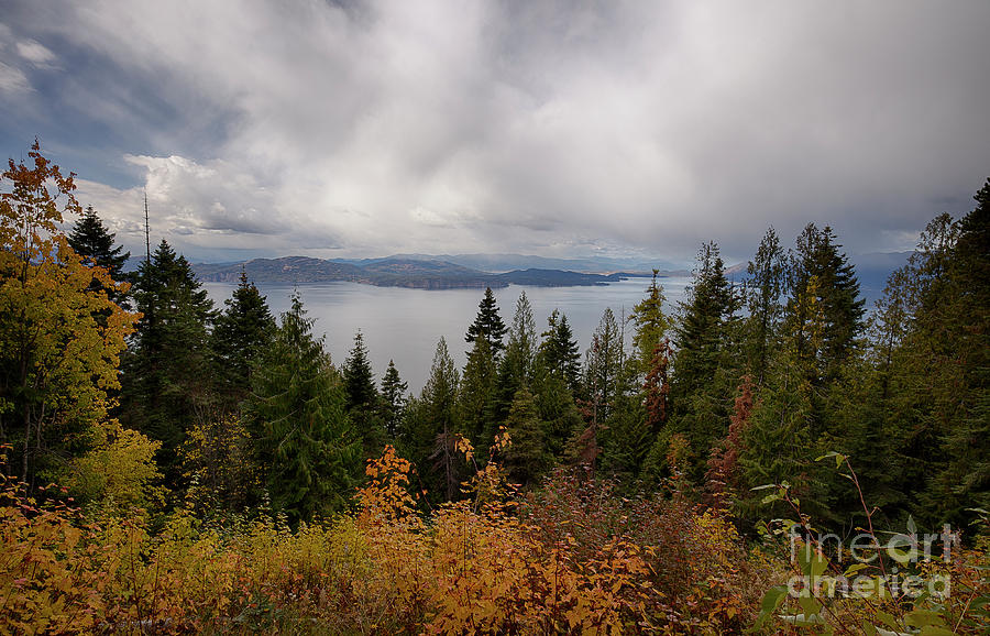 Pend Oreille Autumn View Photograph by Idaho Scenic Images Linda Lantzy