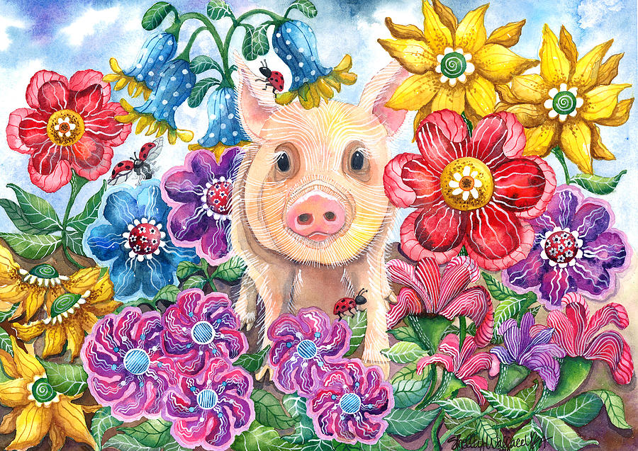 Nature Painting - Penelope by Shelley Wallace Ylst