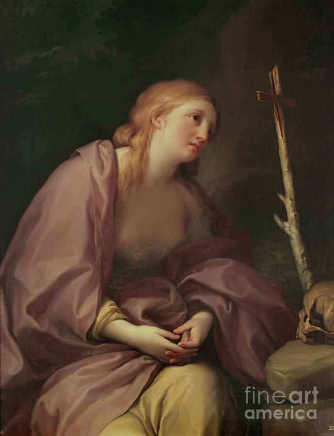 Penitent Magdalene, C.1765 Painting by Anton Raphael Mengs