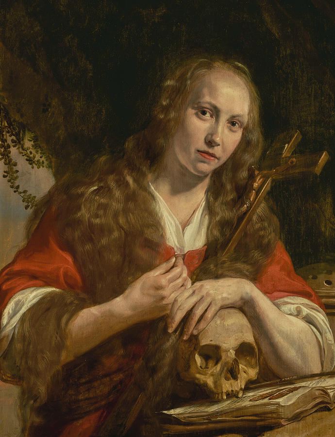 Penitent Magdalene Painting by Jan de Bray