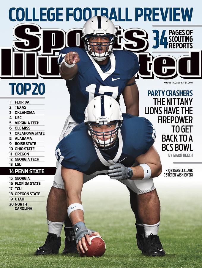Penn State University Qb Daryll Clark And Stefen Sports Illustrated Cover Photograph by Sports Illustrated