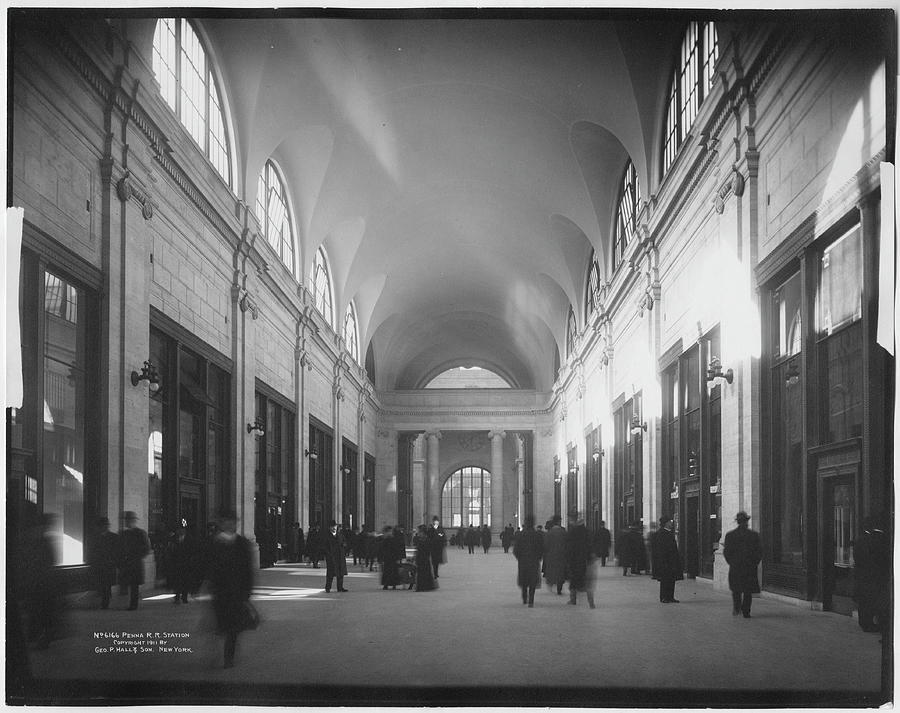 Penn Station Ie Pennsylvania Station Photograph by The New York Historical Society