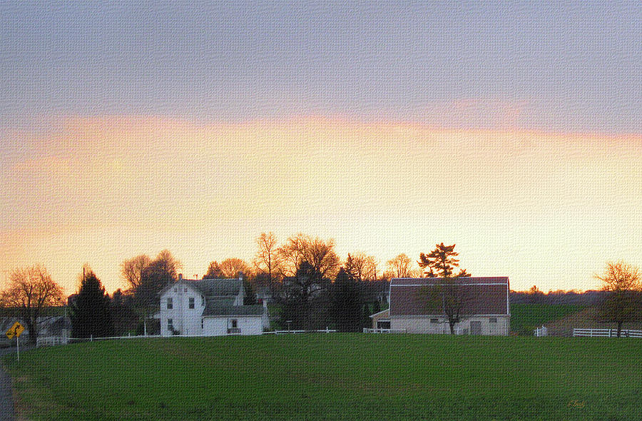 Pennsylvania Farm at Sunset  Photograph by Gordon Beck