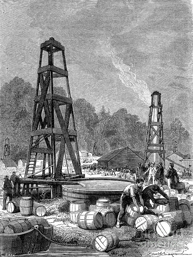 Pennsylvania Oil Rush Photograph by Collection Abecasis/science Photo Library