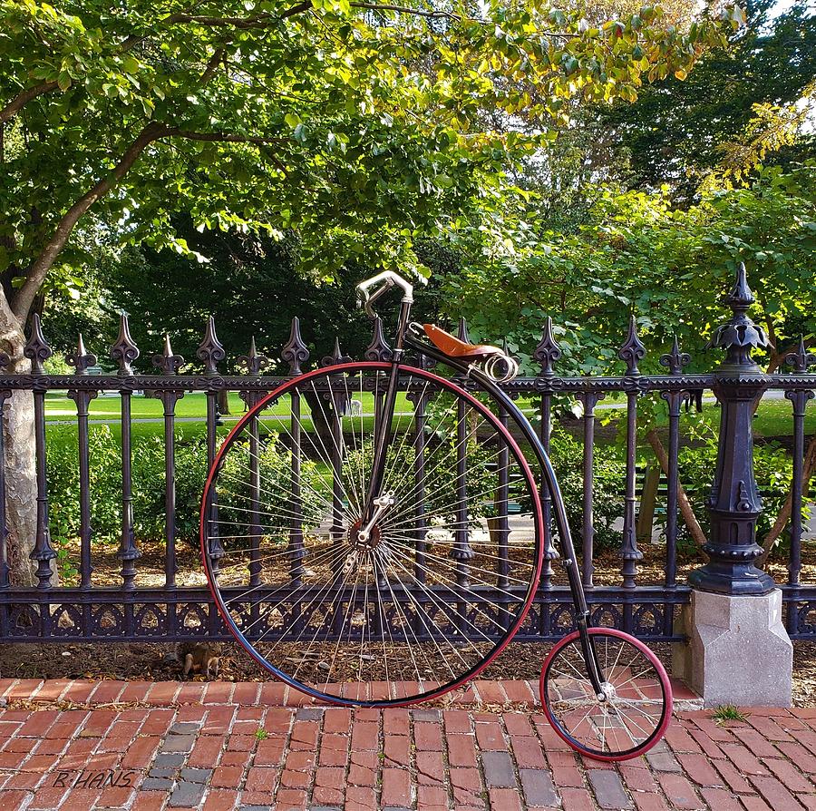 Penny Farthing And A Squirrel Photograph by Rob Hans
