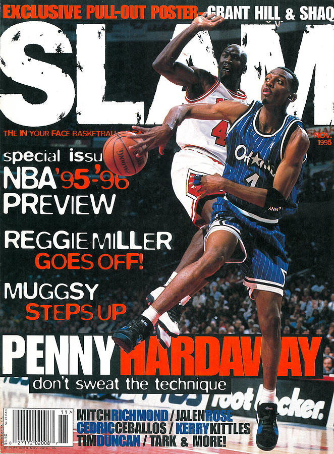 Penny Hardaway: Dont Sweat the Technique SLAM Cover Photograph by Getty Images
