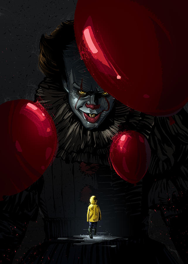 Pennywise Digital Art by Nikita Abakumov