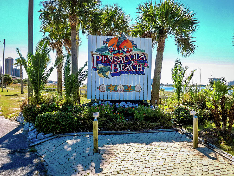 Pensacola Beach Welcome Photograph by Sam Nettles | Pixels