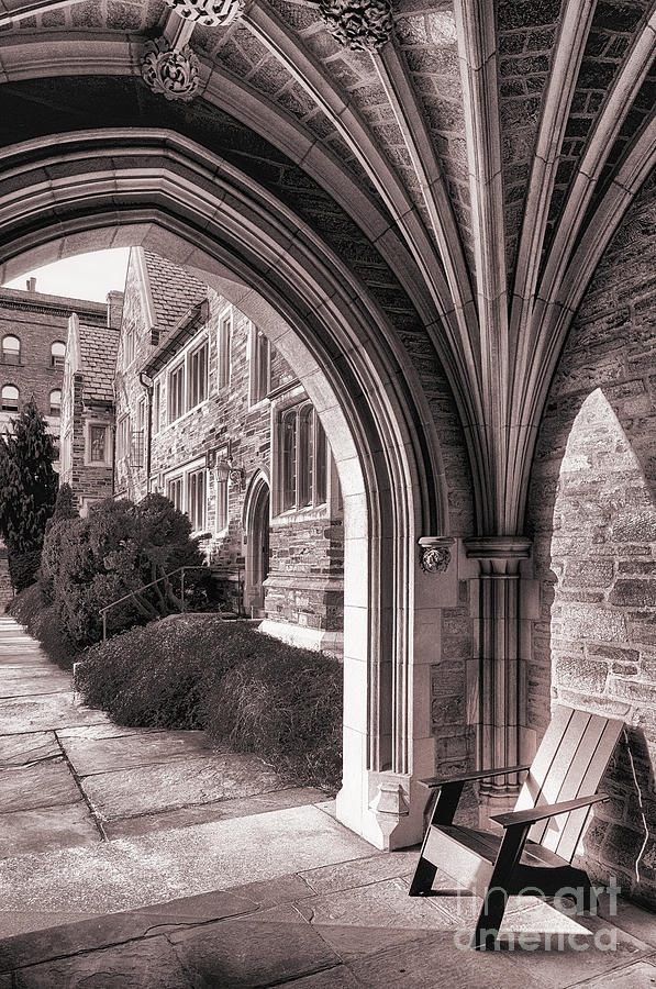 Architecture Photograph - Pensive Moment in Princeton by George Oze