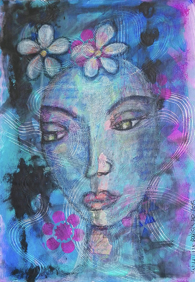 Pensive Moment Mixed Media by Mimulux Patricia No