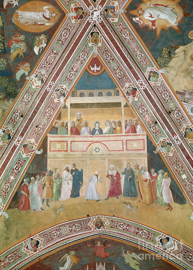 Pentecost, C.1366-68 Painting by Andrea Di Bonaiuto