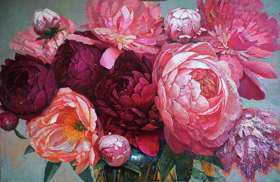 Flower Painting - Peonies IIi by Svetlana Orinko