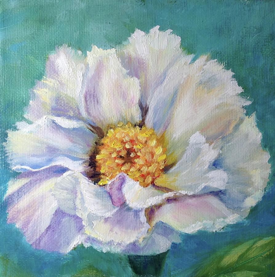 Peony Painting by Jan Chesler