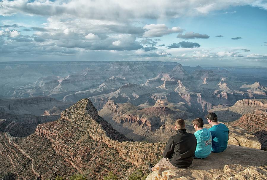 People At Grand Canyon Np, Az Digital Art By Heeb Photos - Fine Art America