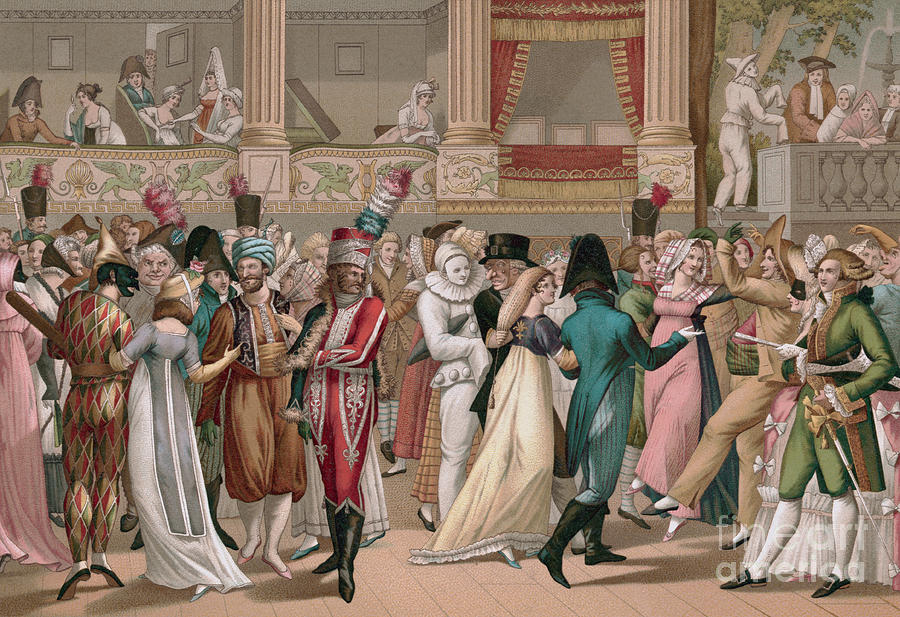 People Dancing At Opera In The 1800s by Bettmann